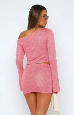 Clouded Long Sleeve Top Guava 7 Clouded Long Sleeve Top Guava -Outlet The Lounge Vibe Store 14.07.23 2148