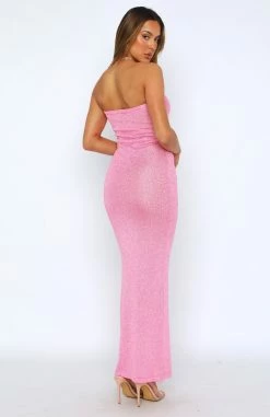 Ascension Maxi Dress Pink -Outlet The Lounge Vibe Store 14.07.23 2175