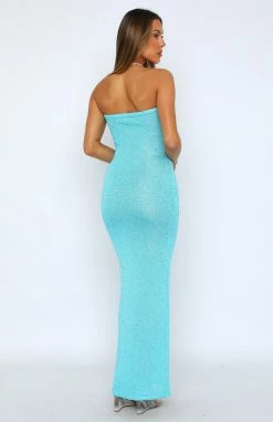 Ascension Maxi Dress Aqua -Outlet The Lounge Vibe Store 14.07.23 2229