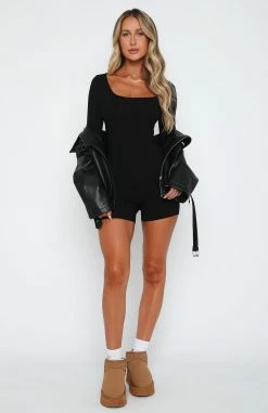 Under My Spell Long Sleeve Playsuit Black 13 Under My Spell Long Sleeve Playsuit Black -Outlet The Lounge Vibe Store 14.4.2315419