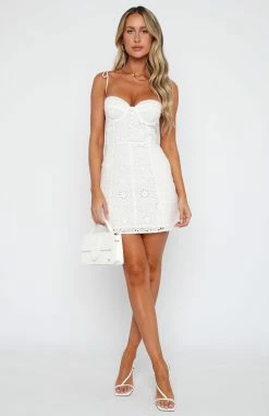 Unconditional Love Mini Dress White -Outlet The Lounge Vibe Store 14.4.2315999