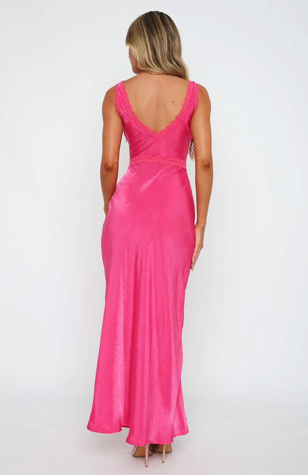 Event Ready Maxi Dress Hot Pink 4 Event Ready Maxi Dress Hot Pink - Image 4