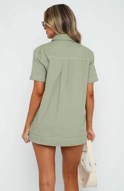 Last Call Denim Shirt Moss 9 Last Call Denim Shirt Moss -Outlet The Lounge Vibe Store 14.4.2316397