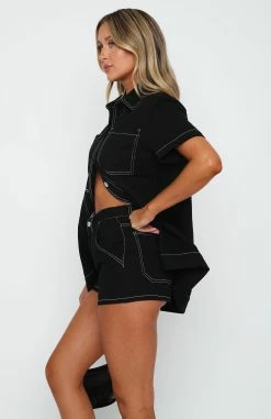 Be With You Denim Shorts Black 11 Be With You Denim Shorts Black -Outlet The Lounge Vibe Store 14.4.2316449
