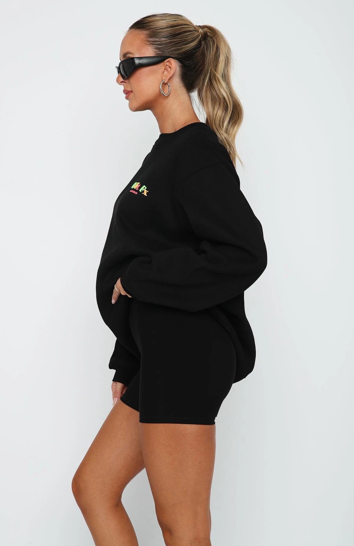 Stand Your Ground Oversized Sweater Black 3 Stand Your Ground Oversized Sweater Black - Image 3