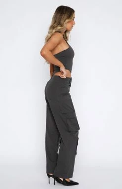 Run Right Back Pants Charcoal -Outlet The Lounge Vibe Store 15.06.2332789