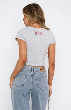 Moving Different Baby Tee Grey Marle -Outlet The Lounge Vibe Store 15.06.2333422