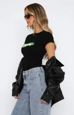 She's Unstoppable Baby Tee Black -Outlet The Lounge Vibe Store 15.06.2333456