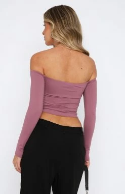 Connect With Me Long Sleeve Top Berry 8 Connect With Me Long Sleeve Top Berry -Outlet The Lounge Vibe Store 15.06.2333504