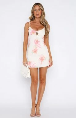 That One Friend Mini Dress Peachy Bloom -Outlet The Lounge Vibe Store 15.06.2333506