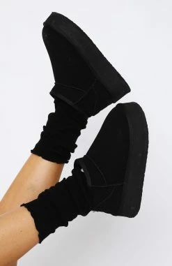 Set In Stone Leg Warmers Black -Outlet The Lounge Vibe Store 15.06.2333711