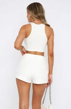 Running In Circles Mini Skort White -Outlet The Lounge Vibe Store 15.06.2333811