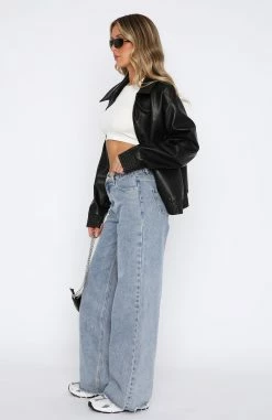 Call You Mine Mid Rise Wide Leg Jeans Mid Blue 6 Call You Mine Mid Rise Wide Leg Jeans Mid Blue -Outlet The Lounge Vibe Store 15.06.2333820