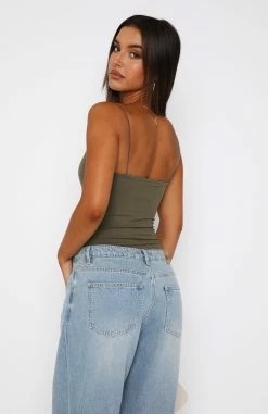 She's Going Out Bodysuit Khaki -Outlet The Lounge Vibe Store 16.03.2321029