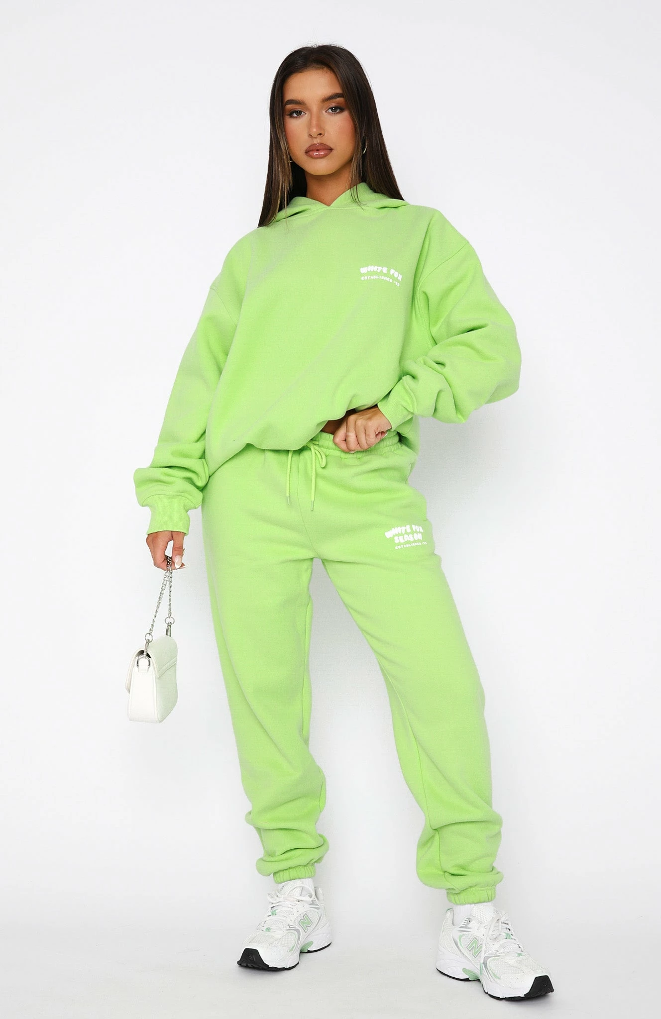 The Main Season Oversized Hoodie Neon Green 5 The Main Season Oversized Hoodie Neon Green - Image 5