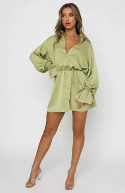 Only Gets Better Mini Dress Matcha -Outlet The Lounge Vibe Store 17.06.21 276