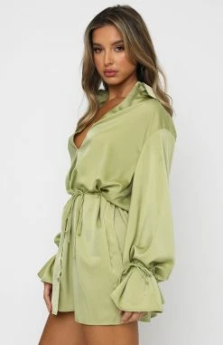 Only Gets Better Mini Dress Matcha -Outlet The Lounge Vibe Store 17.06.21 284