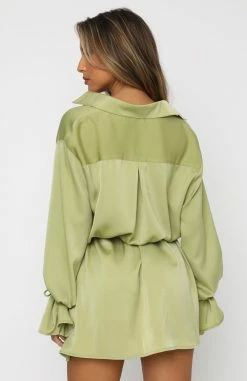 Only Gets Better Mini Dress Matcha -Outlet The Lounge Vibe Store 17.06.21 289