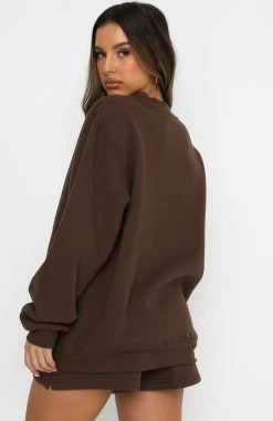 Best Of Both Oversized Sweater Chocolate 11 Best Of Both Oversized Sweater Chocolate -Outlet The Lounge Vibe Store 17.09.20 1068