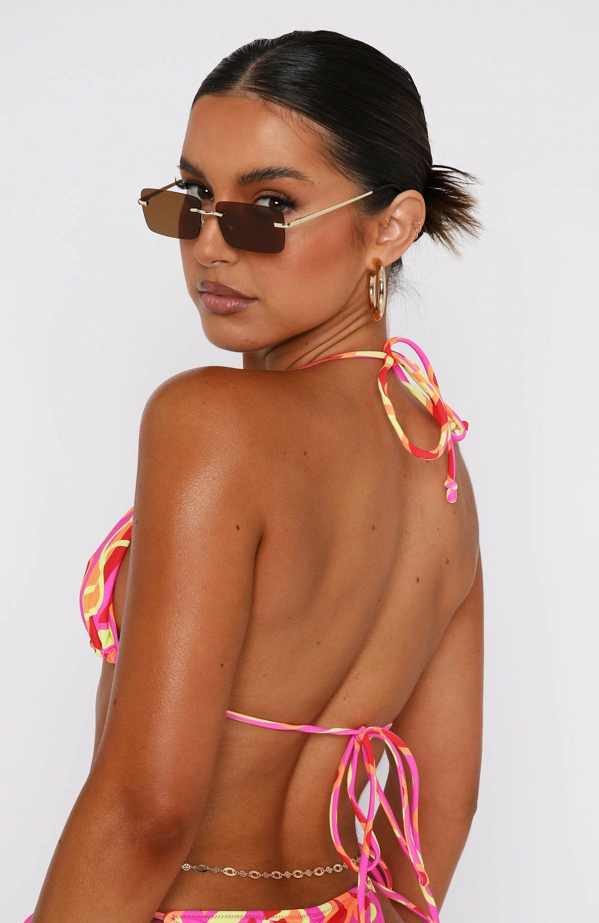 Golden Hour Bikini Top Fluorescent Geo 5 Golden Hour Bikini Top Fluorescent Geo - Image 5