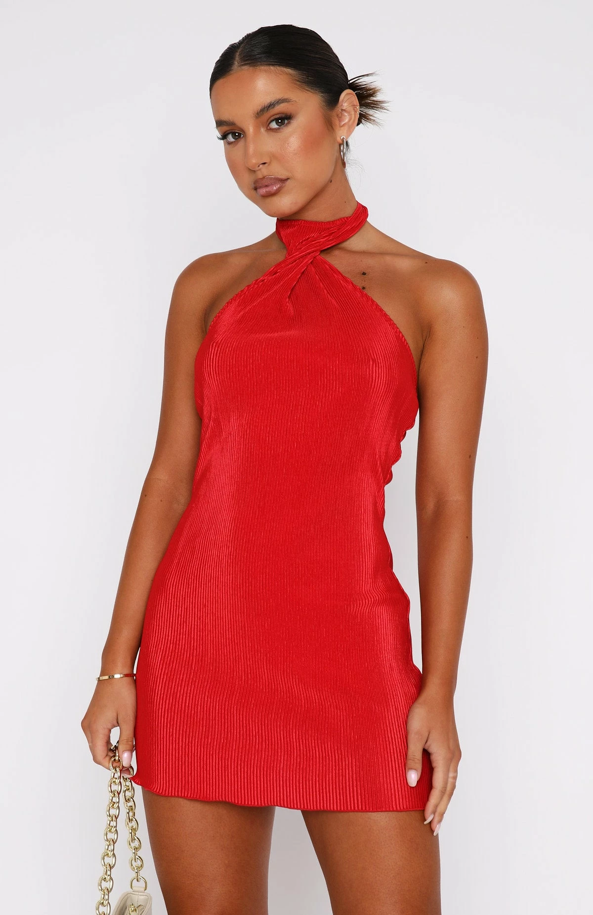 Up In The Air Mini Dress Red 2 Up In The Air Mini Dress Red - Image 2