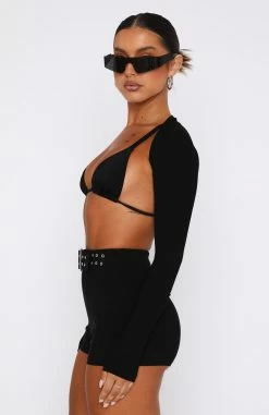 In Focus Mini Shorts Black -Outlet The Lounge Vibe Store 17.11.2214789