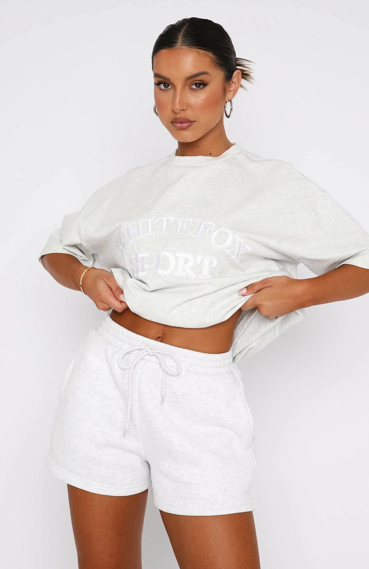 Sports Edition Lounge Shorts Grey Marle 2 Sports Edition Lounge Shorts Grey Marle - Image 2