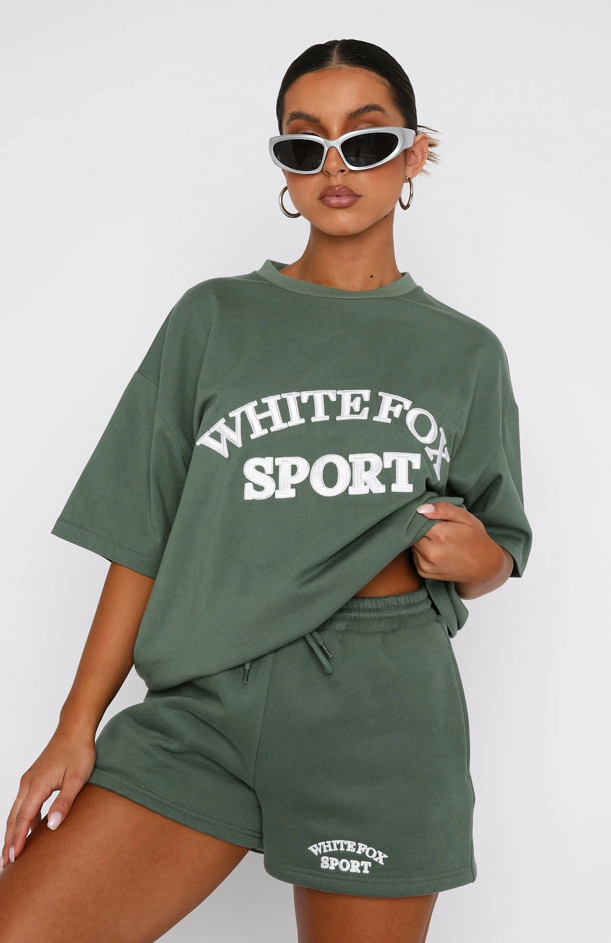 Sports Edition Oversized Tee Dusty Olive 2 Sports Edition Oversized Tee Dusty Olive - Image 2