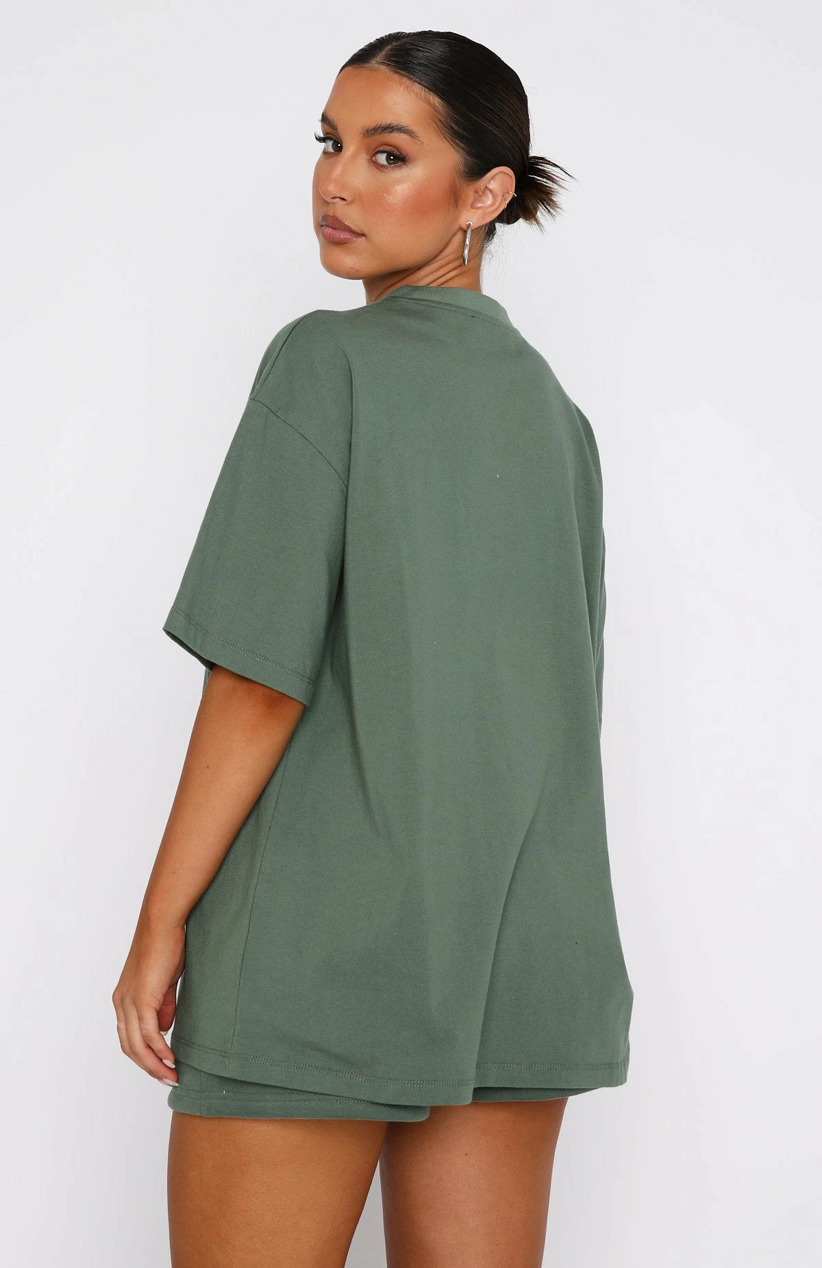 Sports Edition Oversized Tee Dusty Olive 4 Sports Edition Oversized Tee Dusty Olive - Image 4