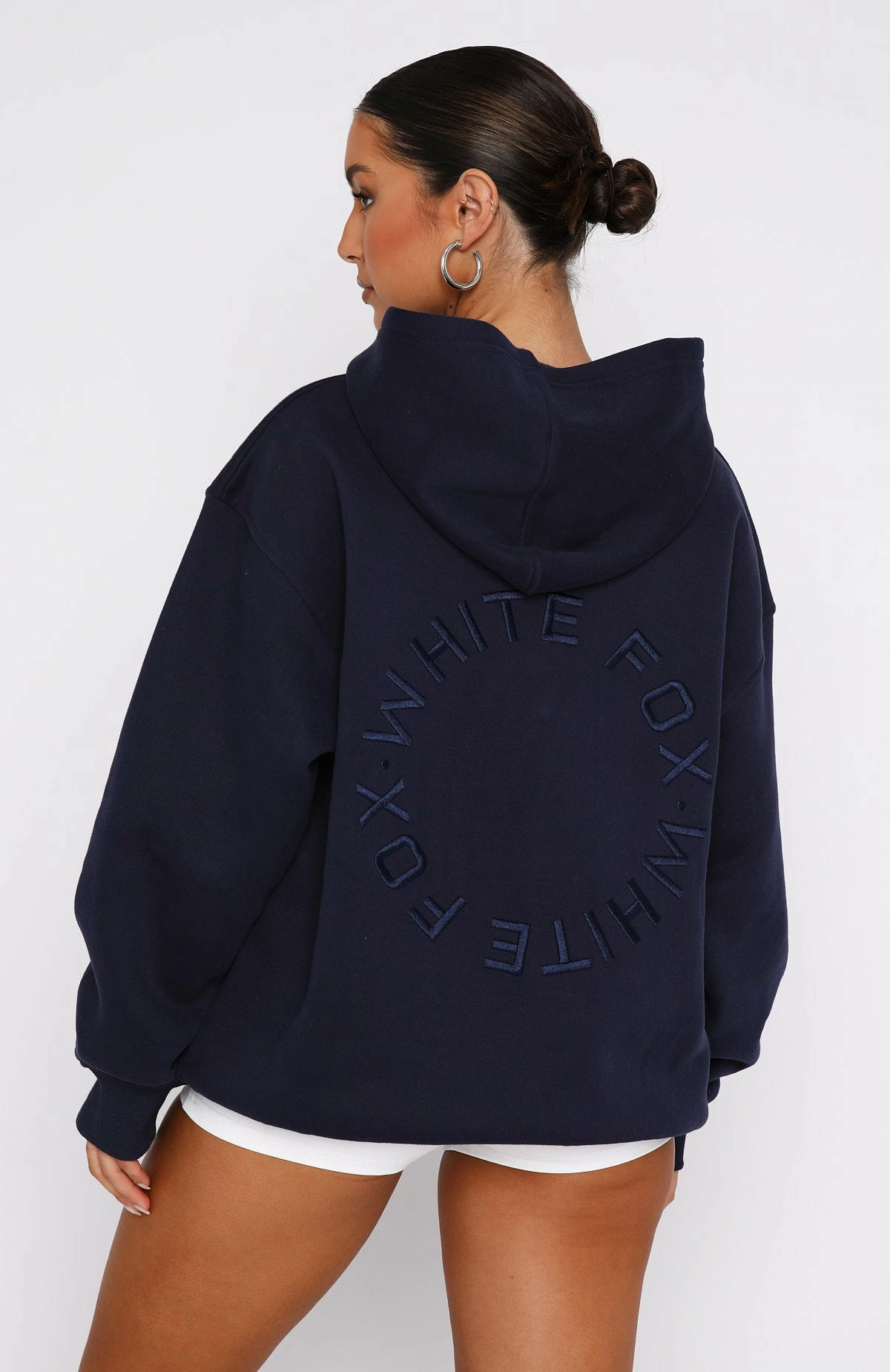 Stay Lifted Oversized Hoodie Navy 4 Stay Lifted Oversized Hoodie Navy - Image 4