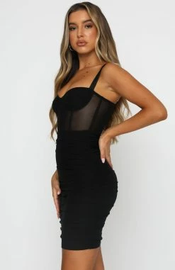 Push The Boundaries Mini Dress Black 7 Push The Boundaries Mini Dress Black -Outlet The Lounge Vibe Store 18.01.21 1105