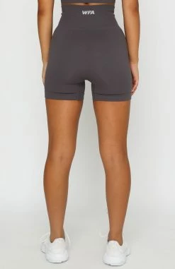 Seamless High Waisted Shorts Shadow -Outlet The Lounge Vibe Store 18.01.21 652