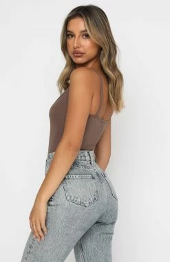 Hang On To Love Bodysuit Mocha -Outlet The Lounge Vibe Store 18.05.21 699
