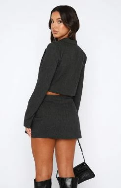 Up To Date Mini Skirt Charcoal -Outlet The Lounge Vibe Store 18.05.2328324 9969a90a abf6 4359 970e a0987a80b316