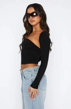 Get Inspired Bolero Top Set Black -Outlet The Lounge Vibe Store 18.05.2328467