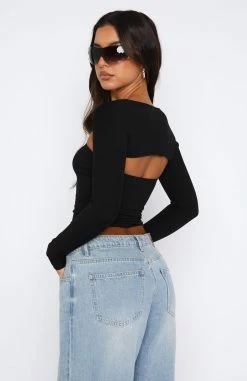 Get Inspired Bolero Top Set Black -Outlet The Lounge Vibe Store 18.05.2328472