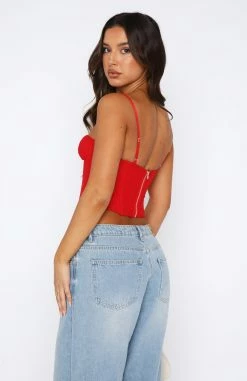 Dancing To Forget Bustier Red 8 Dancing To Forget Bustier Red -Outlet The Lounge Vibe Store 18.05.2328485