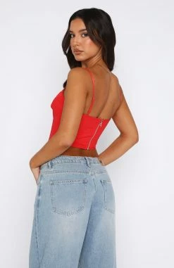 Same Time Bustier Red -Outlet The Lounge Vibe Store 18.05.2328508
