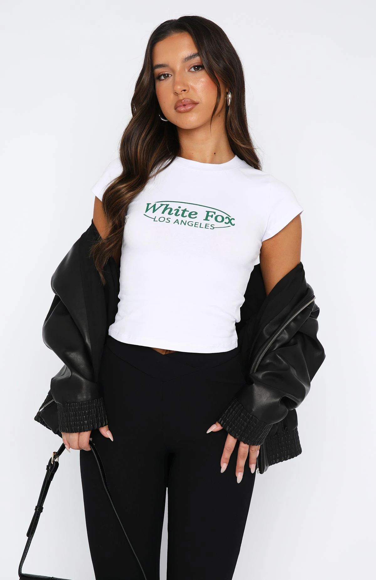 Fan Favourite Baby Tee White 2 Fan Favourite Baby Tee White - Image 2