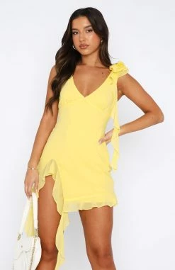 Like That Mini Dress Buttercup -Outlet The Lounge Vibe Store 18.05.2329387