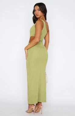 A Gift To Me Maxi Dress Matcha -Outlet The Lounge Vibe Store 18.05.2329416