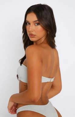 Thasos Bandeau Bikini Top Silver -Outlet The Lounge Vibe Store 18.08.2349199