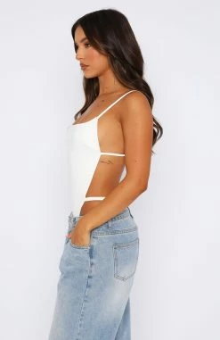 Start Dreaming Bodysuit White -Outlet The Lounge Vibe Store 18.08.2349369