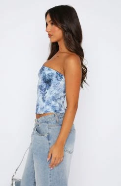 All The Small Things Bustier Lapis Blue -Outlet The Lounge Vibe Store 18.08.2349380