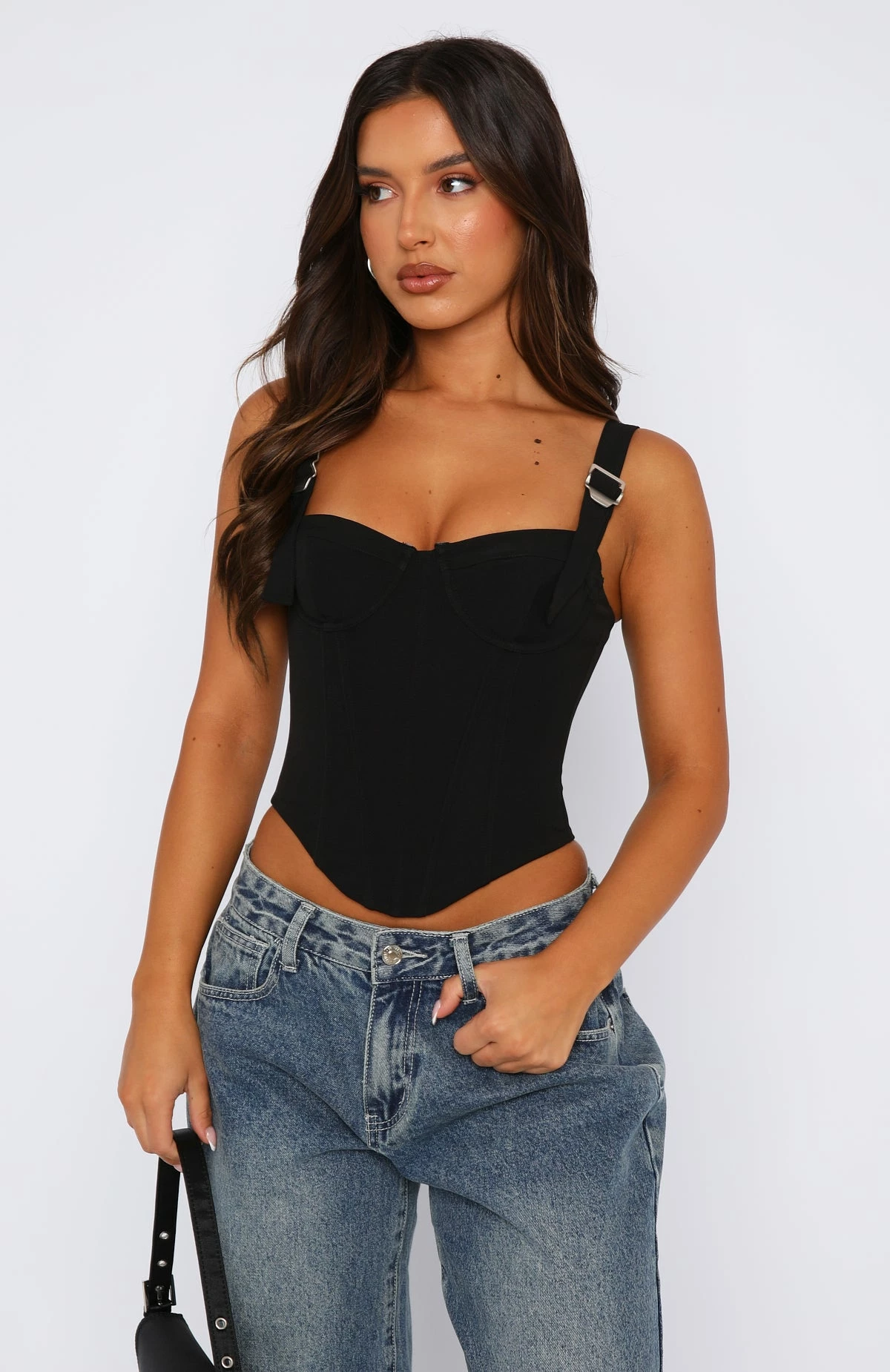 Easy On Me Bustier Black 2 Easy On Me Bustier Black - Image 2