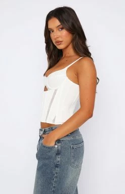 Whatever You Like Bustier White -Outlet The Lounge Vibe Store 18.08.2349516