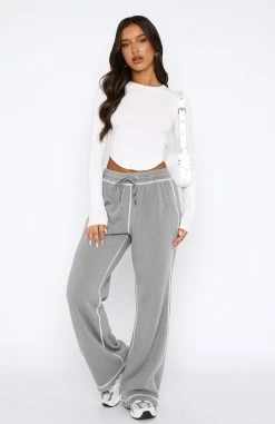 Monday Mood Low Rise Pants Grey 5 Monday Mood Low Rise Pants Grey -Outlet The Lounge Vibe Store 18.08.2349973