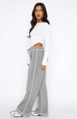 Monday Mood Low Rise Pants Grey 6 Monday Mood Low Rise Pants Grey -Outlet The Lounge Vibe Store 18.08.2349977