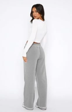 Monday Mood Low Rise Pants Grey 7 Monday Mood Low Rise Pants Grey -Outlet The Lounge Vibe Store 18.08.2349979