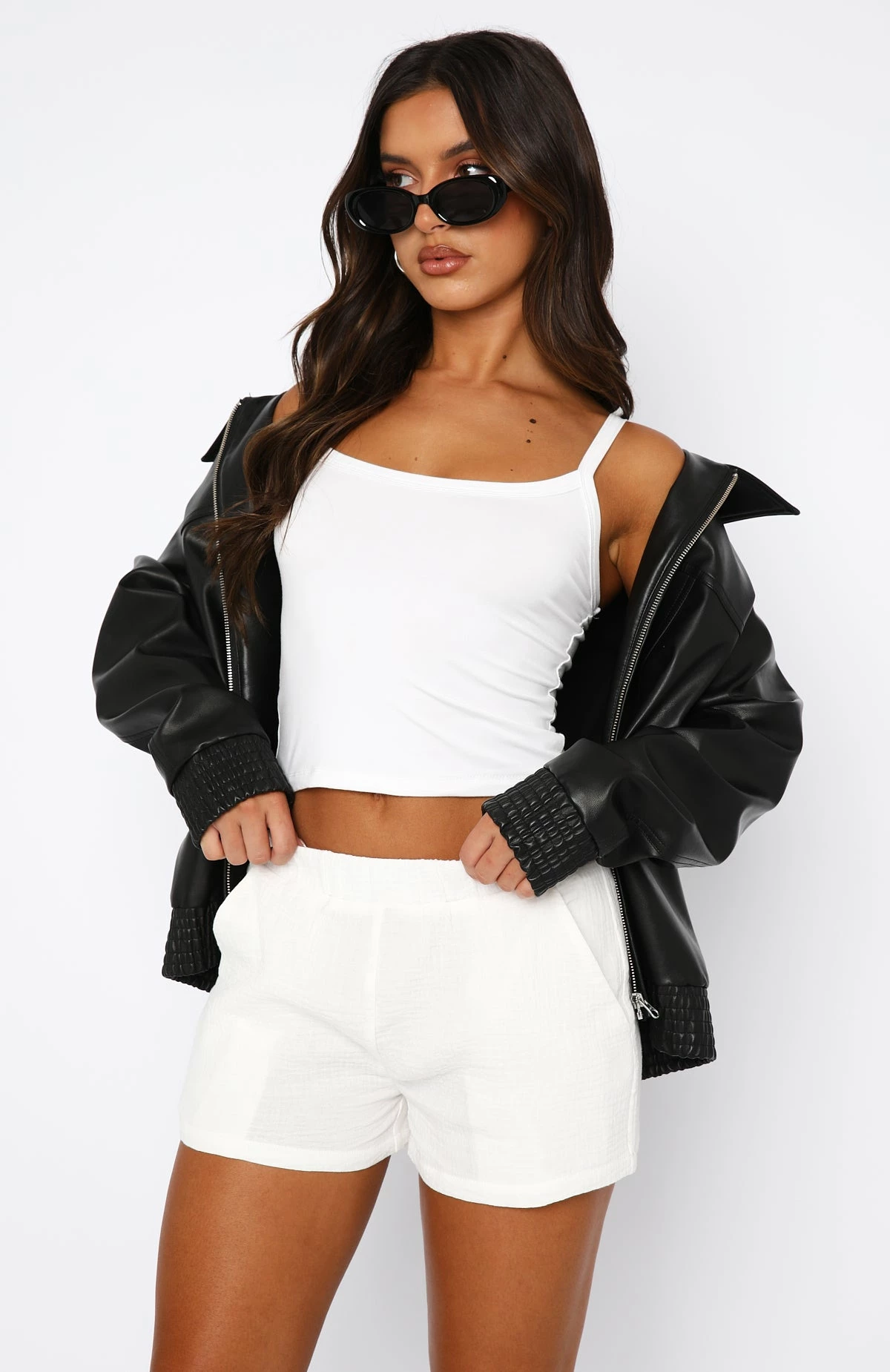 Put The Pressure On Shorts White 2 Put The Pressure On Shorts White - Image 2